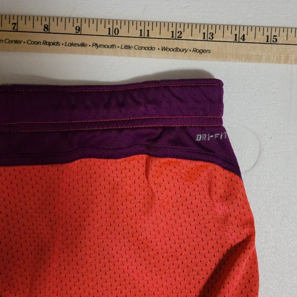 Nike Dri fit Coral and Purple Running Shorts Size Small - Picture 9 of 9